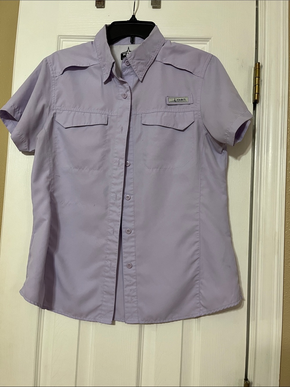 Habitat Lavender Short-Sleeve Button-Down Shirt